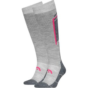 HEAD - Ski Beginner - Kniehigh - 2P - Sportsokken - Met Voetboogsteun en Geurbeheersing