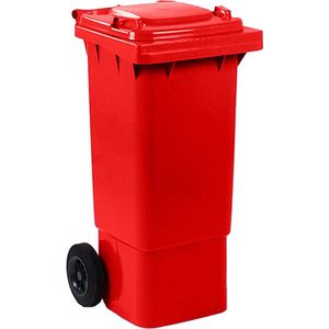Afvalcontainer 80 liter rood - Kliko