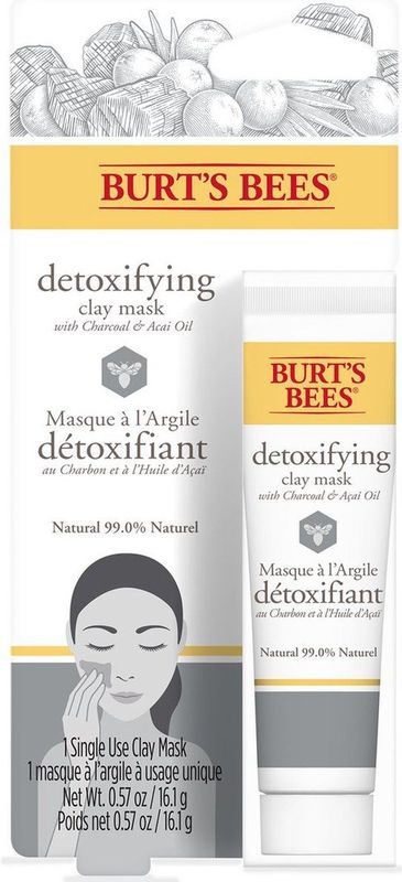 Burt's Bees - Detoxifying Clay - Hydraterend Masker - 16.1 g