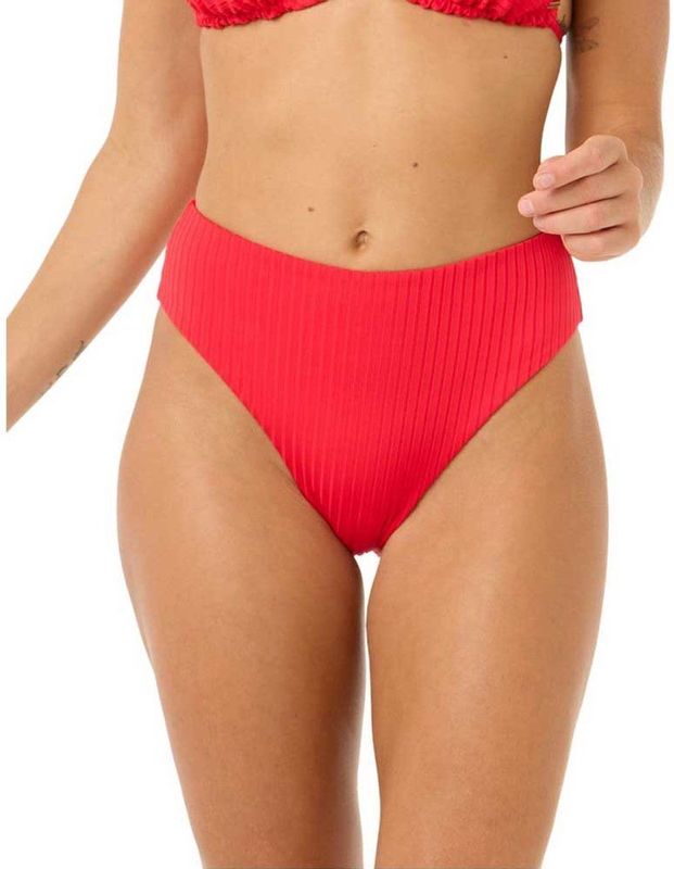 Rip Curl Womens Premium Surf Retro High Good Bikinibroekje (Dames |rood)