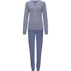 Pastunette Deluxe - Pyjama set Suzy - Blauw - Katoen / Modal - Maat 50