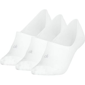Calvin Klein - Footies Mid Cut - Wit - 3-pack