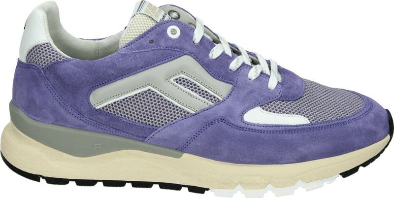 Floris van Bommel - DE TREENER 01.06 - Lage Sneakers - Paars - Vrije Tijdsschoenen