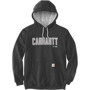 Carhartt Felt Logo Graphic Black Sweatshirt Heren