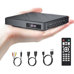 DVD Speler met HDMI - Haarscherpe Beeldkwaliteit - Geschikt voor Moderne TV’s - Compact en Gebruiksvriendelijk Design - Voor Films, Series en Muziek - Betrouwbare Entertainmentoplossing voor Thuis
