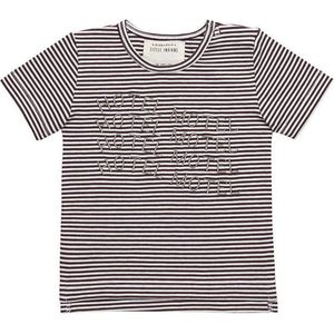 Little Indians T-shirt Hotel Motel Jongens Katoen Bruin Mt 80