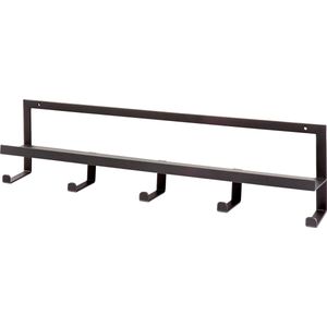 WOOOD - Quinn - Kapstok - Zwart - 5 Haken - Metaal - 13x50x6,5