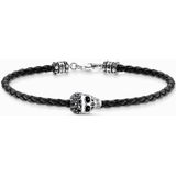 Thomas Sabo - A2055-805-11-L19 - Armband - Zwart - Leer - Zilver