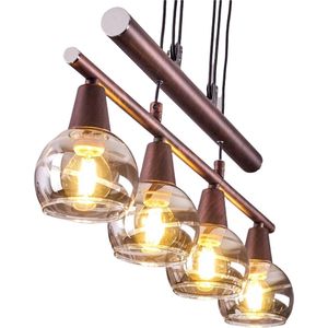 Moderne Led Hanglamp,hanglamp LED brons, 4-lamps ,Vintage Led Hanglamp,Scandinavisch  Led Hanglamp,Boho-stijl  Led Hanglamp,eetkamer Led Hanglamp,keuken Led Hanglamp,slaapkamer Led hanglamp,woonkamer Led Hanlamp,
