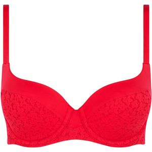 Chantelle T-shirt Beugel Bh - Sepia- Norah - 80D - Rood