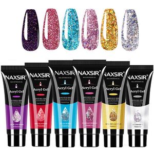 NAXSIR 6 - Kleuren Modieuze Nagellakset - Snel Bouwend, Duurzaam Glanzend, Met Vele Kleuren En Eenvoudig Aanbrengbaar, Maak Gemakkelijk Persoonlijke Charme!