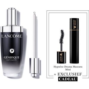 Lancôme Génifique Ultimate Serum + Cadeau - Génifique Ultimate Serum 115ml & Hypnose Drama Mascara 2ml Cadeau - Génifique Ultimate Serum is verrijkt met Beta-Glucaan-CM - Handig Reisformaat Mascara - Totaal 117
