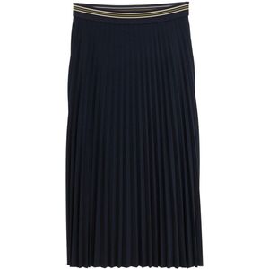 TOM TAILOR - Plooirok - Marine - 3/4 Lengte - Aansluitende Pasvorm