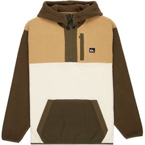 Quiksilver - Ocean View Mix Up - Fleece Met Kap - Bruin - 2XL Man