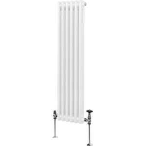 Traditionele 2-kolomsradiator - 1500 x 292 mm - Wit