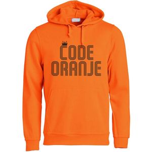 Code Oranje Oranje Hoodie | Nederlands Elftal | Koningsdag | EK Duitsland | Voetbal | Unisex | Trui | Sweater | Hoodie | Capuchon