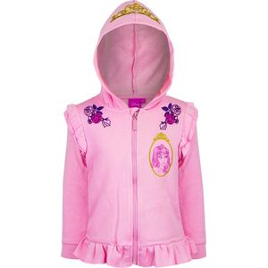 Disney Princess Hoodie met Rits Roze 3 Jaar