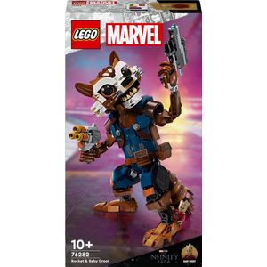 LEGO Marvel Rocket en Baby Groot - 76282