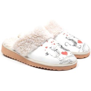 Goby Kissing Cats Dames Pantoffels - Anti-slip - Handgemaakt - Premium Kwaliteit - Maat 37