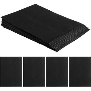 10 stuks zelfklevende schuimplaten 295 x 213 x 1 mm antislip zwart EVA-schuimrubberen mat met kleefrug - Bekleding voor meubels