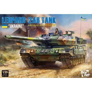 1:35 Border Model BT031 Leopard 2A6 Tank - Ukraine Plastic Modelbouwpakket