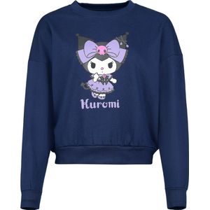 Hello Kitty Hello Kitty and Friends - Kuromi Dames Sweatshirts - blauw - S