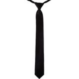 PartyXplosion Carnaval verkleed stropdas - zwart - polyester - heren/dames - verkleedkleding accessoires