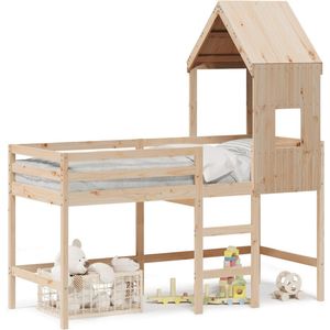 vidaXL Halfhoogslaper met bedhuis 80x200 cm