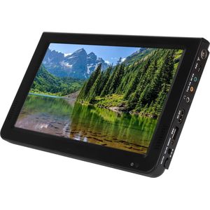 Draagbare Digitale Tv DVBT/T2 10 Inch 16-9 TFT LED 1080P HDMI Videospeler USB SD Kaartsleuf Oplaadbaar voor Thuis Auto Buiten Reizen .