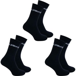 6-Pack O'Neill Klassieke Sportsokken Katoen Unisex 770003 - Marine - Maat 39-42