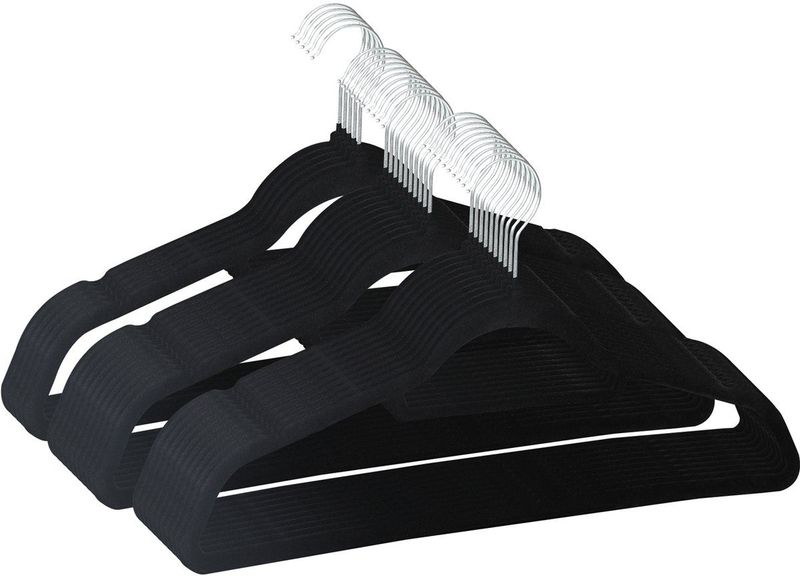 Kledinghangers - Zwart - Kunststof