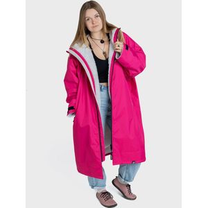 Dryrobe | Advance Long Sleeve | Changing Robe | Pink / Light Grey | M -