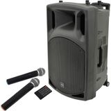 QTX QX15PA MOBIELE BLUETOOTH SPEAKER 15"" 800W USB/SD/FM/VHF