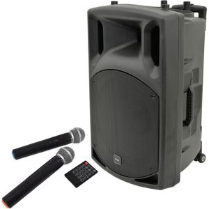 QTX QX15PA MOBIELE BLUETOOTH SPEAKER 15"" 800W USB/SD/FM/VHF