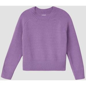 Gebreide Trui - Chenille - Comfortabele Losse Pasvorm - Opstaande Kraag