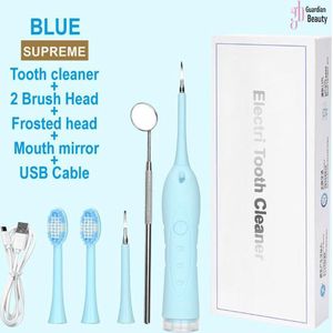 Guardian beauty Tandenreiniger Set - Tandsteen Verwijderaar - tandplak verwijderaar - Flosapparaat - tandenborstel | Draagbare elektrische tandsteen Remover