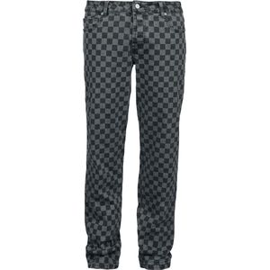 R.E.D. Rock-Engineered Design grijs geruite jeans - Heren - W30L32