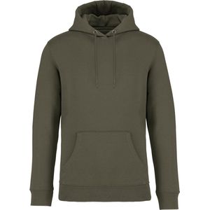 Biologische unisex hoodie met capuchon merk Native Spirit Organic Khaki - S