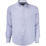 Cutter & Buck Belfair Oxford Shirt Heren Blauw/Wit maat 4XL