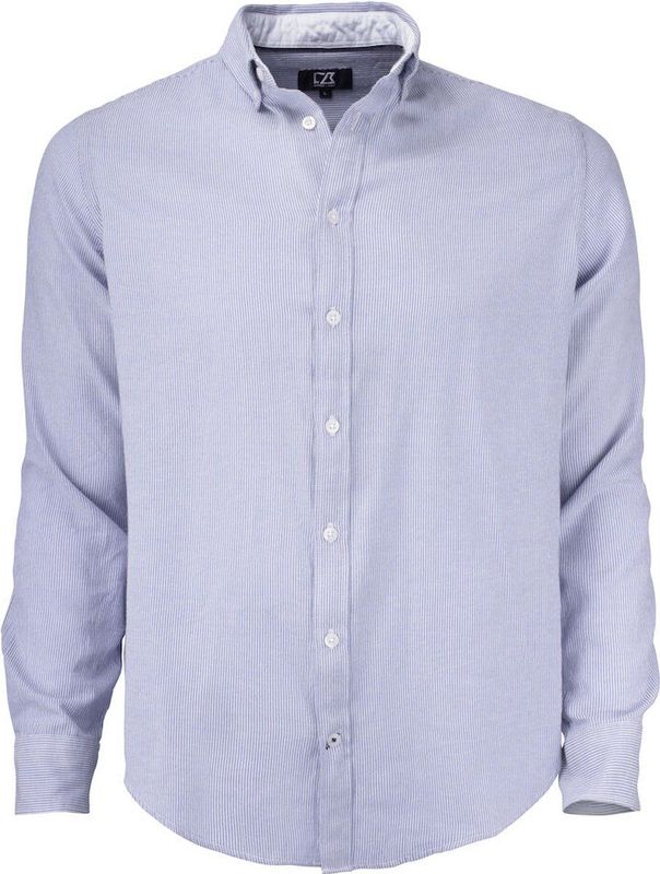 Cutter & Buck Belfair Oxford Shirt Heren Blauw/Wit maat 4XL