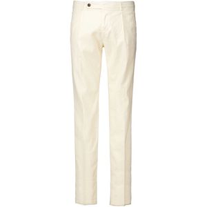 Berwich - Broek Off White Berwich Retrolong Pantalons Off White Ol0621