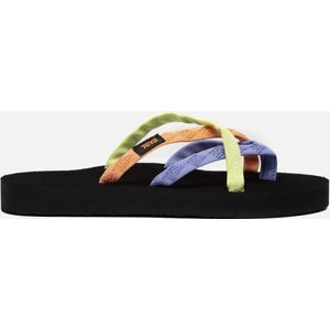 Teva W Olowahu Dames Slippers - Zwart/Wit - Maat 43