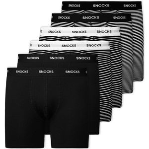 SNOCKS - Boxershorts - Biologisch Katoen - 6 Stuks - Ondergoed Heren - Duurzaam