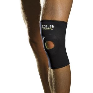 Kniebrace XL zwart met knieschijfsteun - ondersteuning voor knieblessures