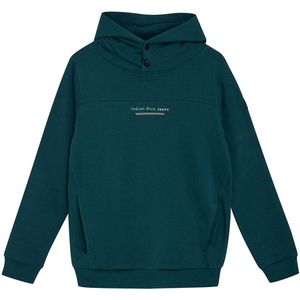 Indian Blue Jeans - Hoodie Chest & Backprint - Donkergroen