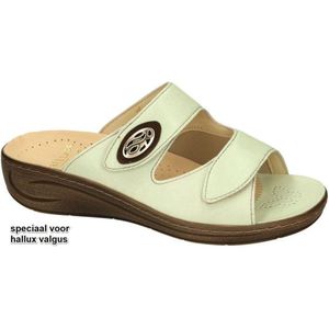 Fidelio Hallux -Dames - groen licht - slippers & muiltjes - maat 40
