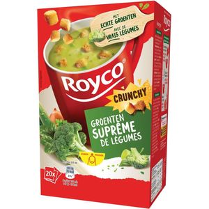 Soep royco groenten supreme met croutons 20 zakjes | Doos a 20 zak