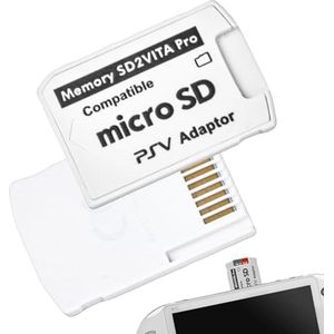 Geheugenkaartadapter voor PS Vita – Micro SD Converter voor PS Vita 1000 en 2000 – Snelle Laadsnelheid en Compatibiliteit met HENkaku/Enso 3.6+