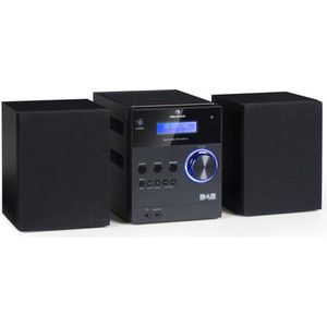 Auna MC-20 DAB micro stereo set met cd speler en radio - DAB+ - Bluetooth - Stereo installatie - Met afstandsbediening - Zwart