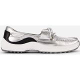 ZOO Adventure - Susan - Mocassin - Zilver - Metallic Leder